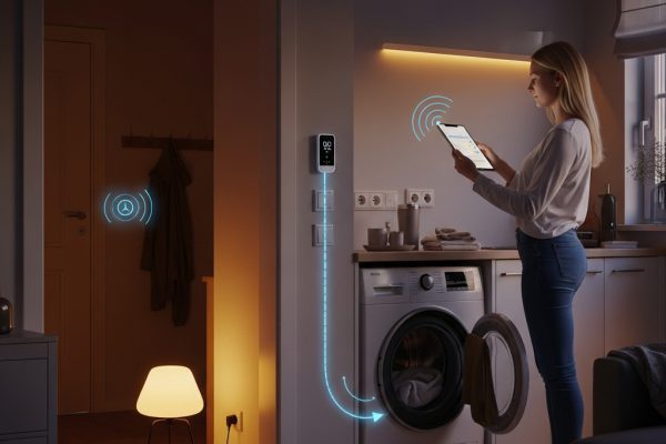 Išmaniosios technologijos: kelias į mažesnes elektros sąskaitas Modernūs išmanūs namai su energiją taupančiais įrenginiais ir apšvietimu